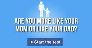 Are you more like your mom or like your dad?