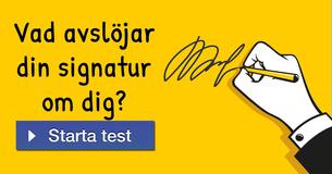 Vad avslöjar din signatur om dig?
