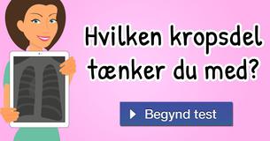 Hvilken kropsdel tænker du med?