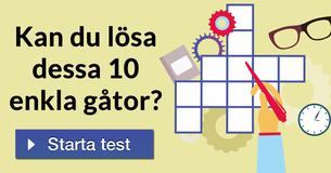 Kan du lösa dessa 10 enkla gåtor?