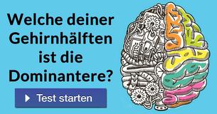 Welche deiner Gehirnhälften ist die Dominantere?