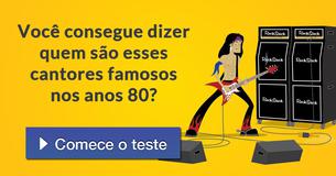 Você consegue dizer quem são esses cantores famosos nos anos 80?