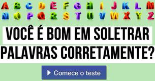 Você é bom em soletrar palavras corretamente?