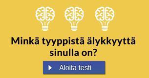 Minkä tyyppistä älykkyyttä sinulla on?