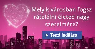 Melyik városban fogsz rátalálni életed nagy szerelmére?  