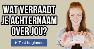 Wat verraadt je achternaam over jou?