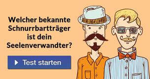 Welcher bekannte Schnurrbartträger ist dein Seelenverwandter?