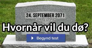 Hvornår vil du dø?