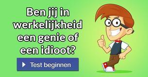 Ben jij in werkelijkheid een genie of een idioot?
