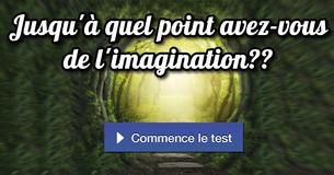 Jusqu'à quel point avez-vous de l'imagination ?