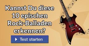 Kannst Du diese 10 epischen Rock-Balladen erkennen?