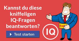 Kannst Du diese kniffeligen IQ-Fragen beantworten?