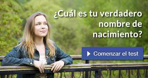 ¿Cuál es tu verdadero nombre de nacimiento?
