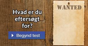 Hvad er du eftersøgt for?