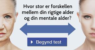 Hvor stor er forskellen mellem din rigtige alder og din mentale alder?
