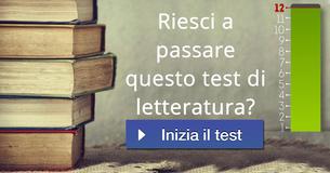Riesci a passare questo test di letteratura?