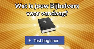 Wat is jouw Bijbelvers voor vandaag?