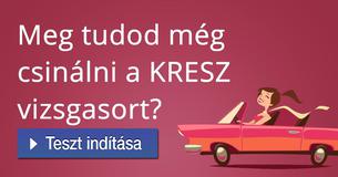 Meg tudod még csinálni a KRESZ vizsgasort?    