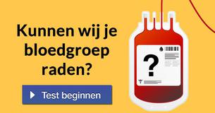 Kunnen wij je bloedgroep raden?