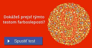 Dokážeš prejsť týmto testom farbosleposti?