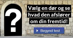 Vælg en dør og se hvad den afslører om din fremtid!