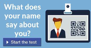 What does your name say about you? 