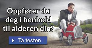 Oppfører du deg i henhold til alderen din?