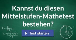 Kannst du diesen Mittelstufen-Mathetest bestehen?