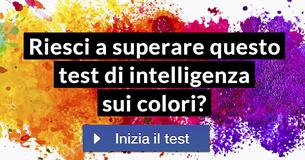 Riesci a superare questo test di intelligenza sui colori?
