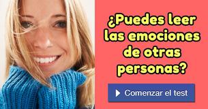 ¿Puedes leer las emociones de otras personas?