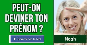 Peut-on deviner ton prénom ?