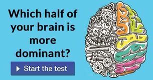 Which half of your brain is more dominant?