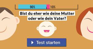 Bist du eher wie deine Mutter oder wie dein Vater?