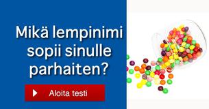 Mikä lempinimi sopii sinulle parhaiten?