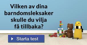 Vilken av dina barndomsleksaker skulle du vilja få tillbaka?