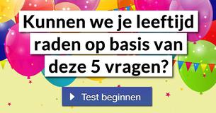 Kunnen we je leeftijd raden op basis van deze 5 vragen?