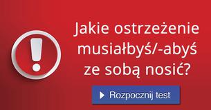 Jakie ostrzeżenie musiałbyś/-abyś ze sobą nosić?