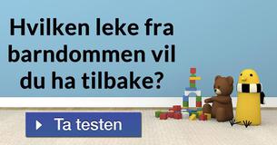 Hvilken leke fra barndommen vil du ha tilbake?