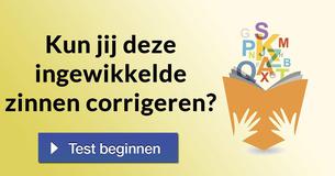 Kun jij deze ingewikkelde zinnen corrigeren?