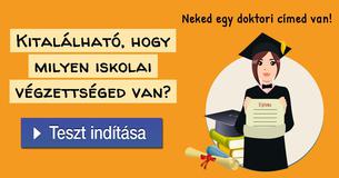 Kitalálható, hogy milyen iskolai végzettséged van? 