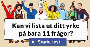 Kan vi lista ut ditt yrke på bara 11 frågor?