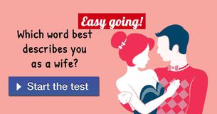 Which word best describes you as a wife?