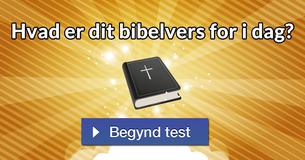 Hvad er dit bibelvers for i dag?