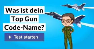 Was ist dein Top Gun Code-Name?