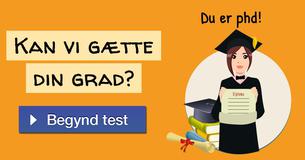 Kan vi gætte din grad?
