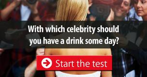With which celebrity should you have a drink some day?
