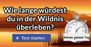 Wie lange würdest du in der Wildnis überleben?