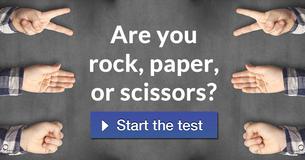 Are you rock, paper, or scissors?
