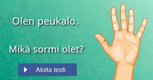 Mikä sormi olet?