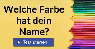 Welche Farbe hat Dein Name?